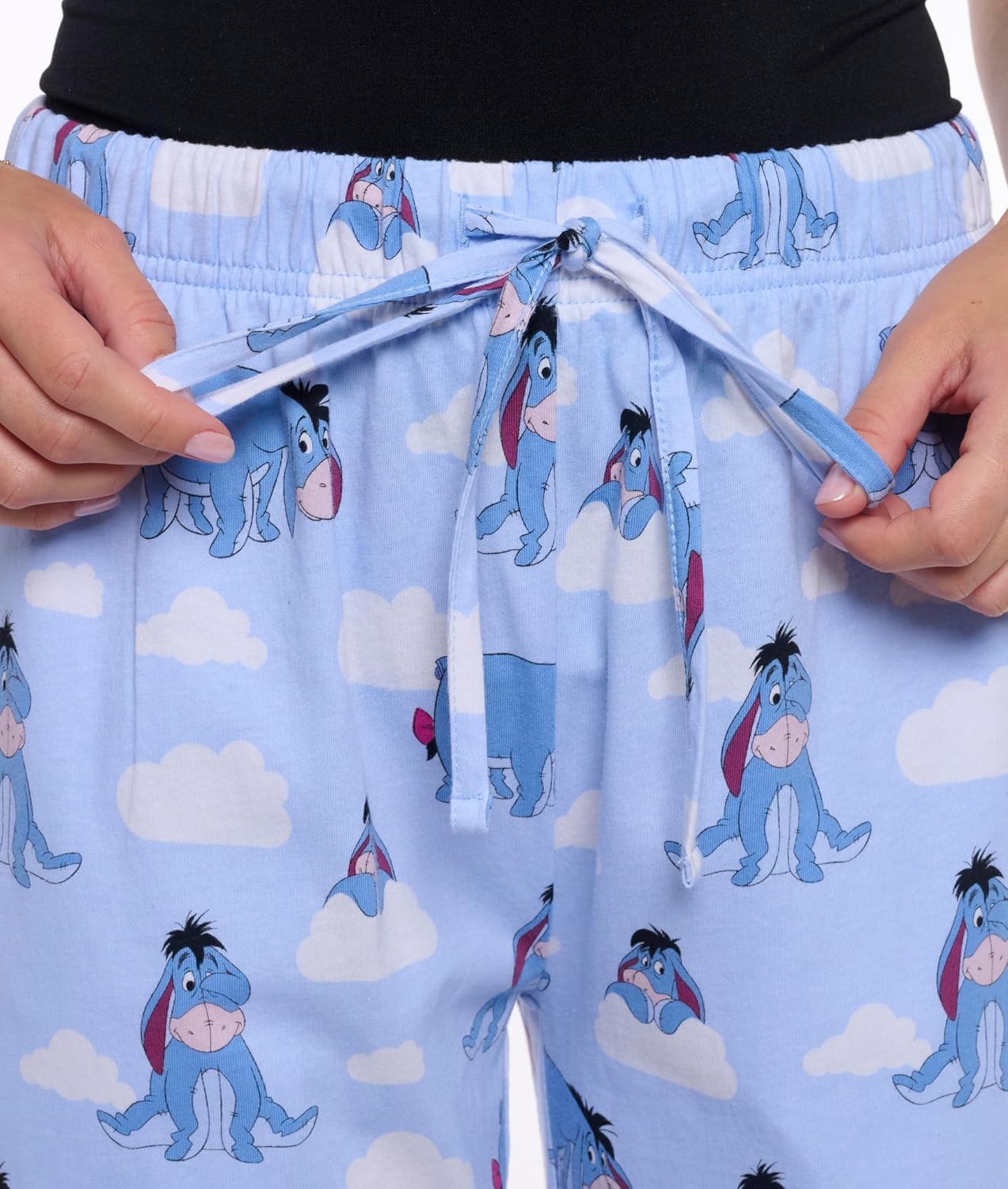 Disney Womens Lounge Pants Pajama Bottoms All Over Print Cotton - Image 3