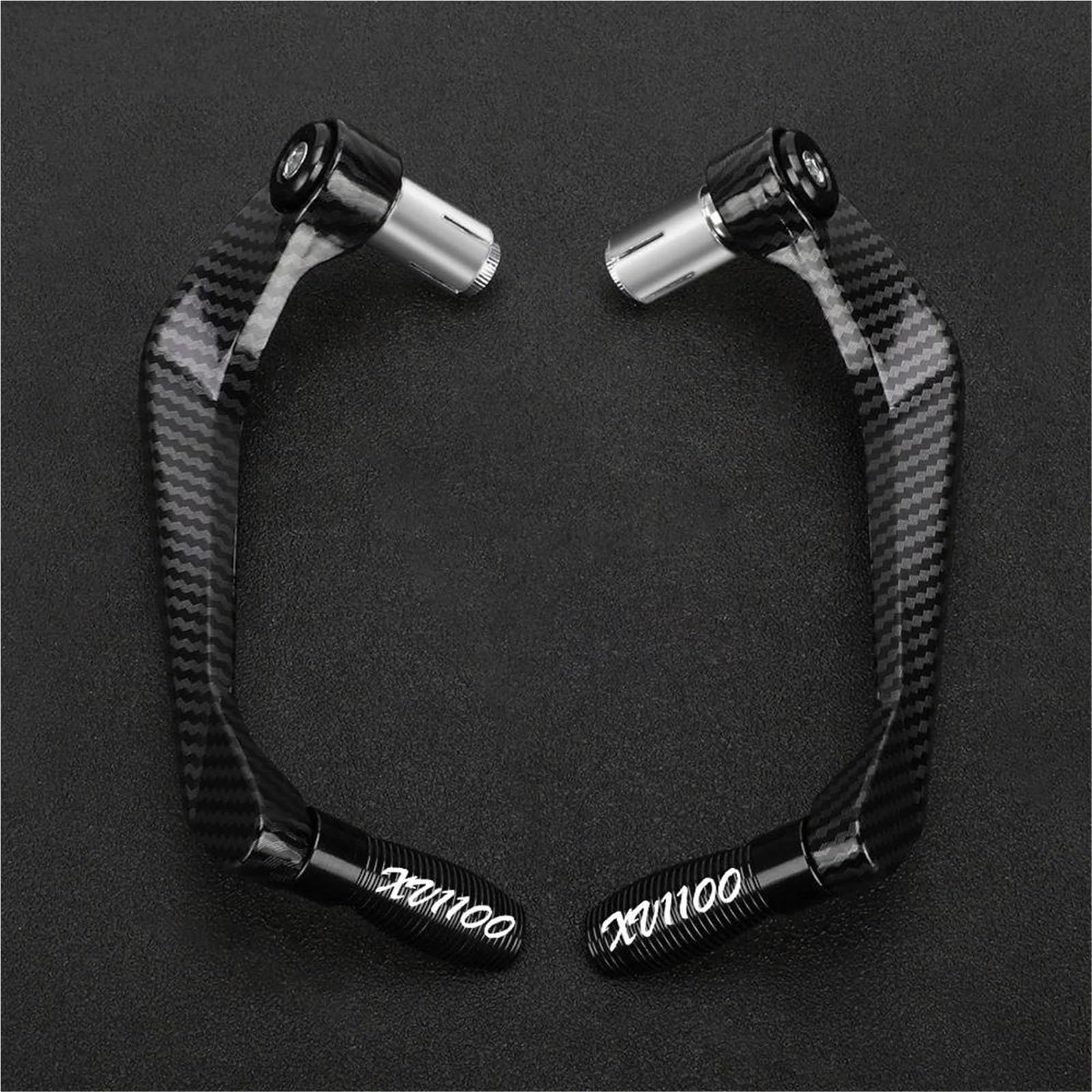 Zapora Black A Controls Parts Motorcycle Handlebar Brake Clutch Lever Handguard Protector Parts For Yamaha Xv1000 1984 1985 For Virago 1986-1997(Black A)