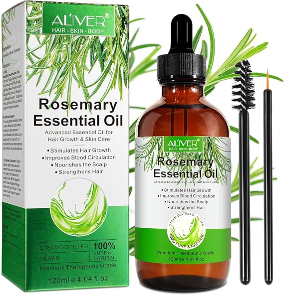 Rosemary Oil for Hair Growth120ML 4.04 FL.OZ Large Capacity