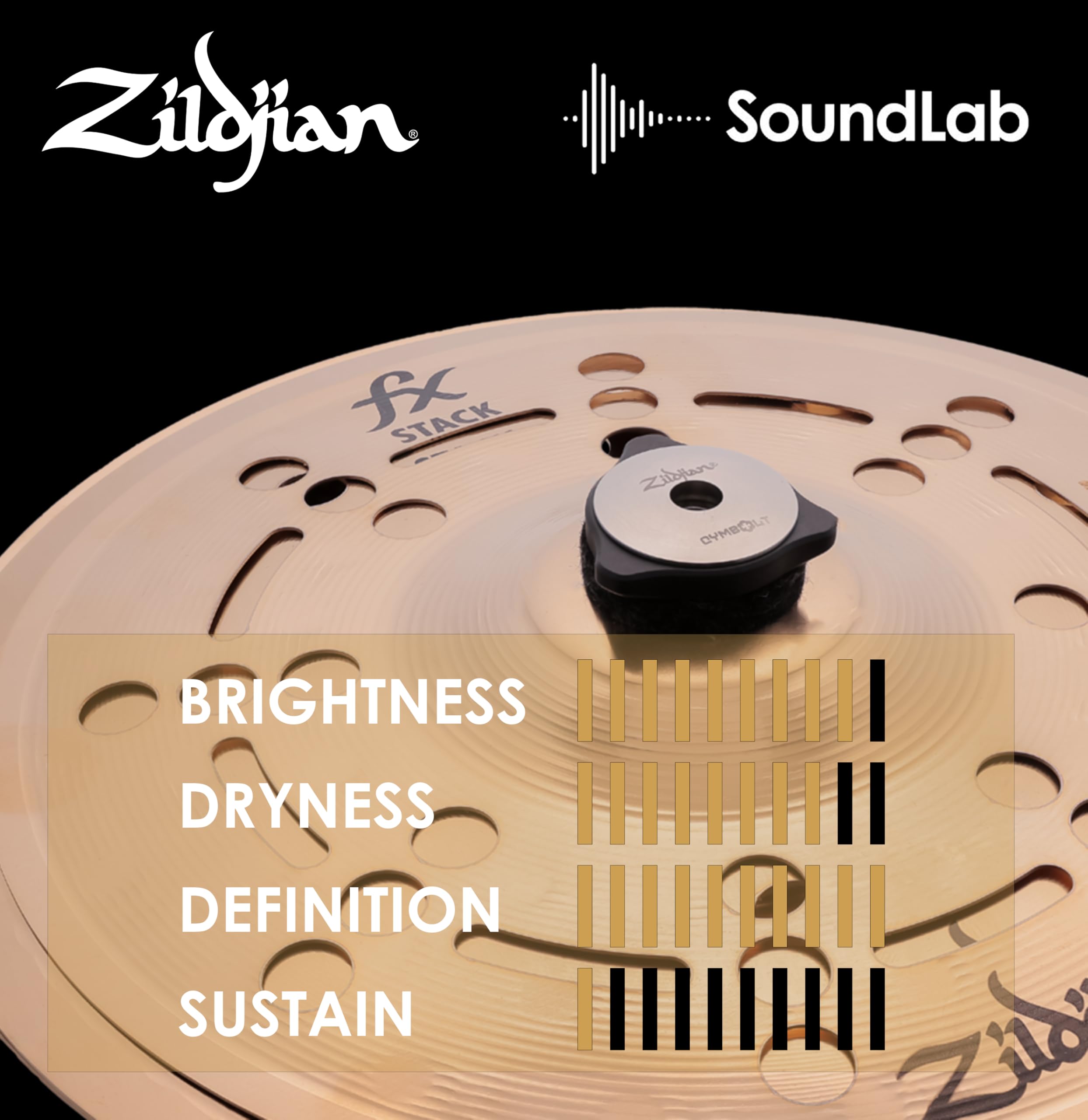 Zildjian 10“ FX Stack mit 3 Becken FXSTK10