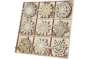 N&T NIETING Rustic Snowflake Ornaments
