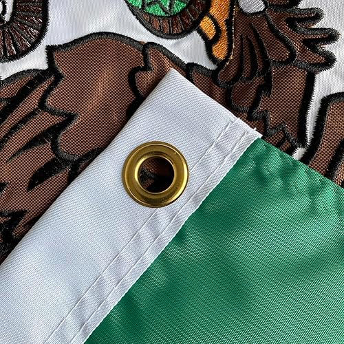Miniatura 10 de Banderas de México, 3 x 5 para exteriores, doble cara, resistente, bandera nacional MX mexicana con 2 ojales