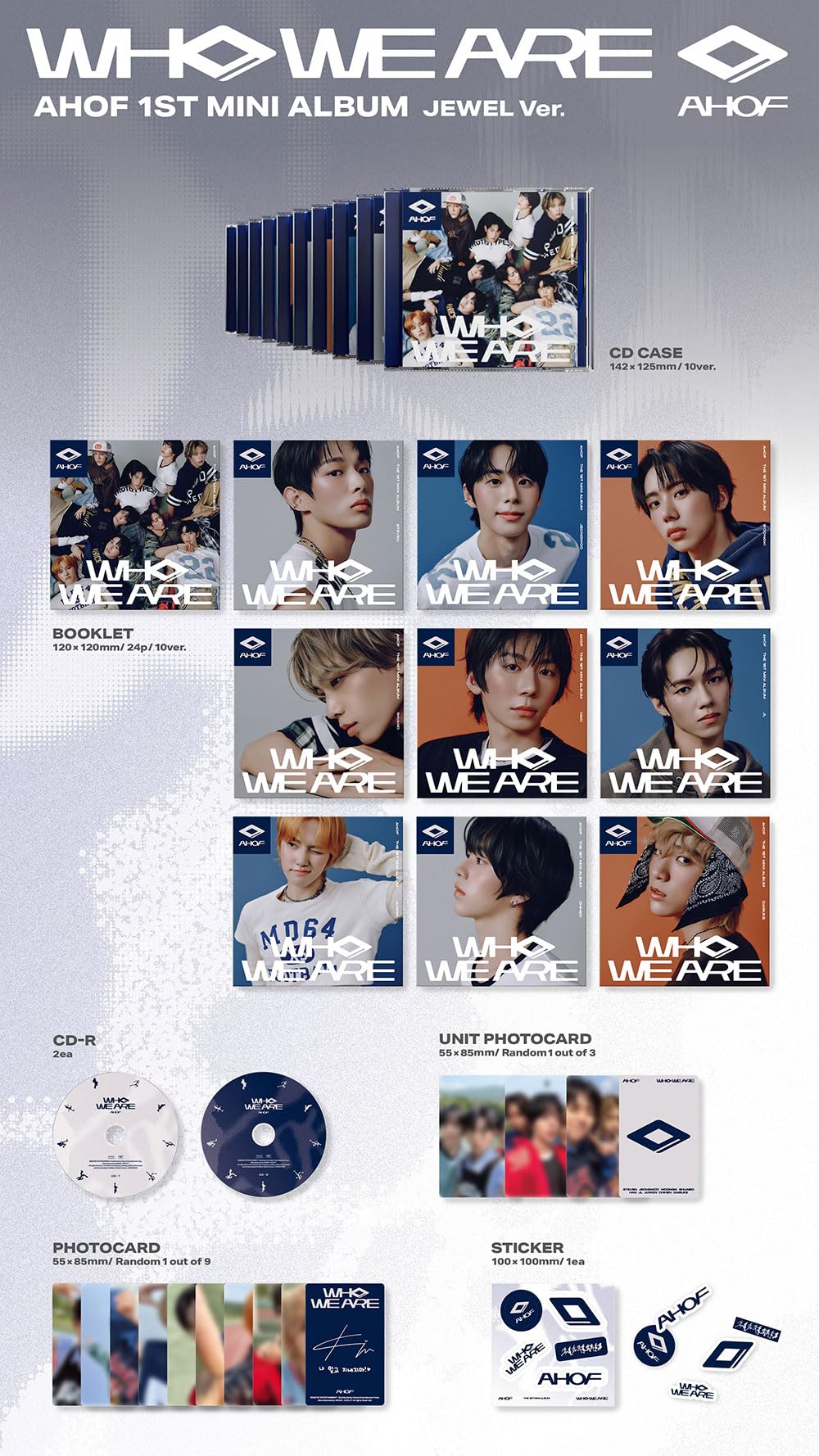 Amazon.co.jp: AHOF (アホフ) - 1st Nini [ WHO WE ARE ] 韓国盤