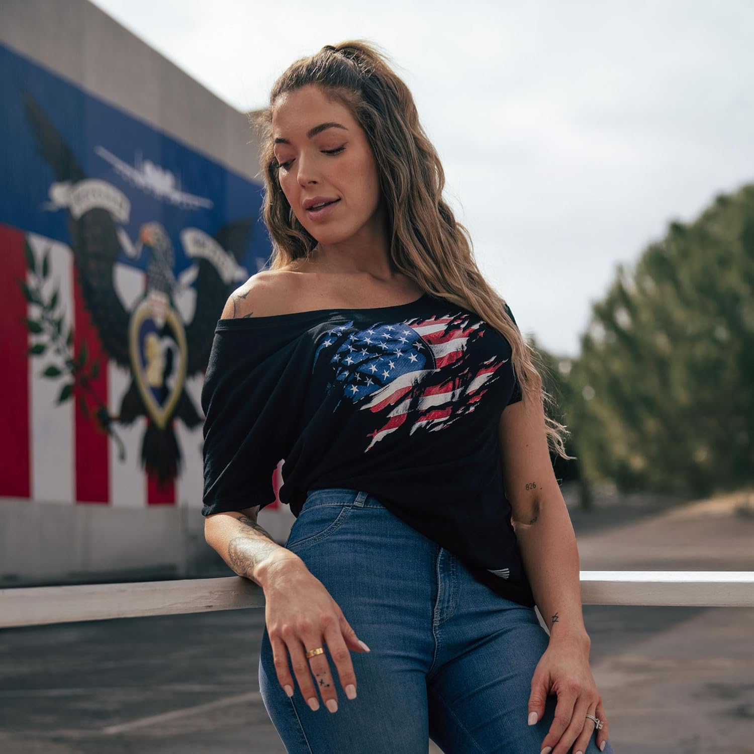 Grunt Style Still Standing Slouchy Fit Women's T-Shirt - Image 2