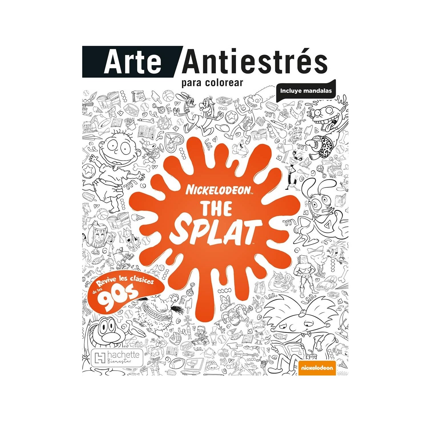 Arte Antiestrés Para Colorear Splat