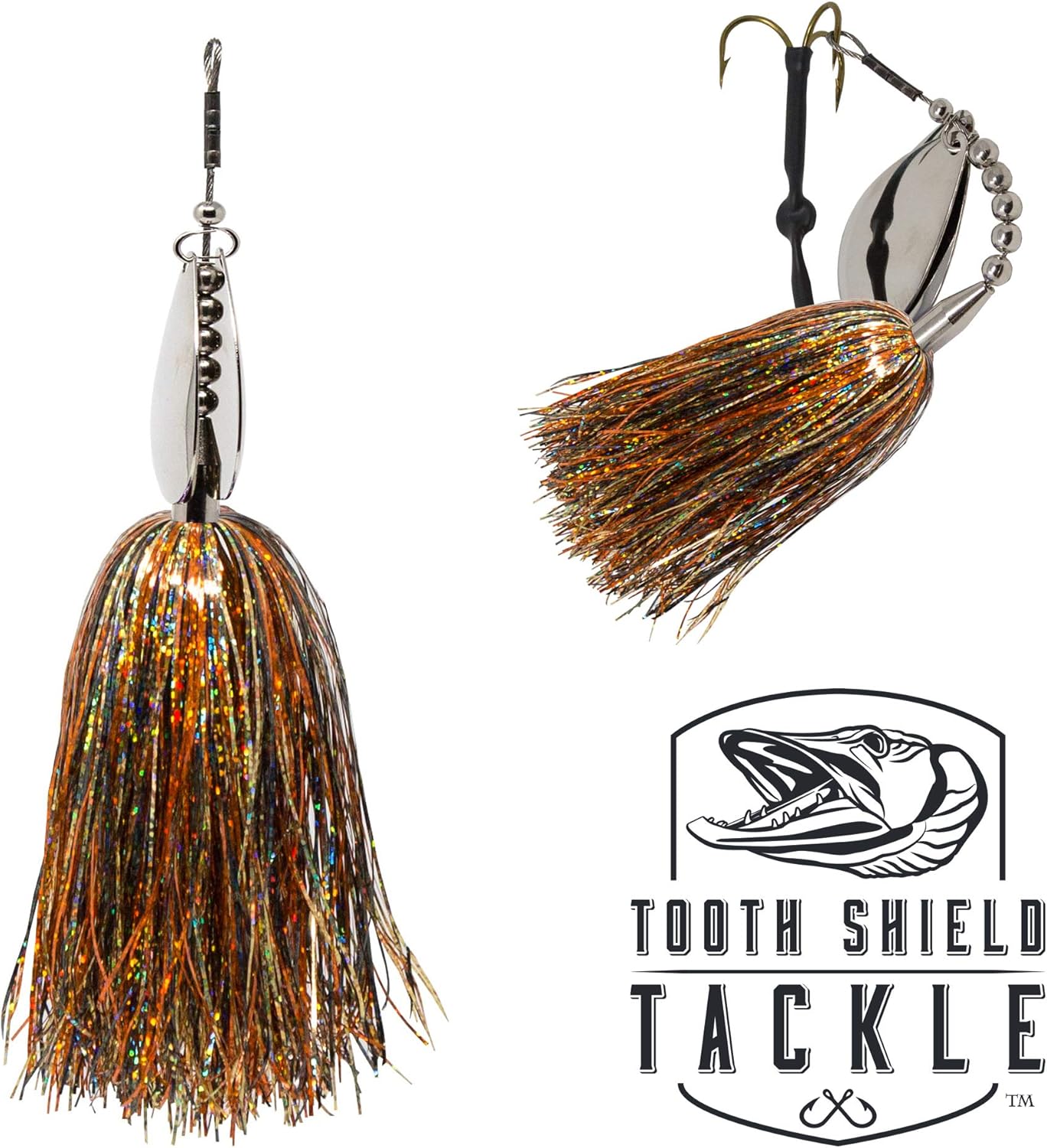 Tooth Shield Tackle [Get Bent Series] Musky Bucktail