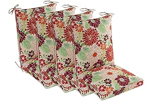 Blooming Fiesta Outdoor Chair Cushions 4PK Utopia for the Patio