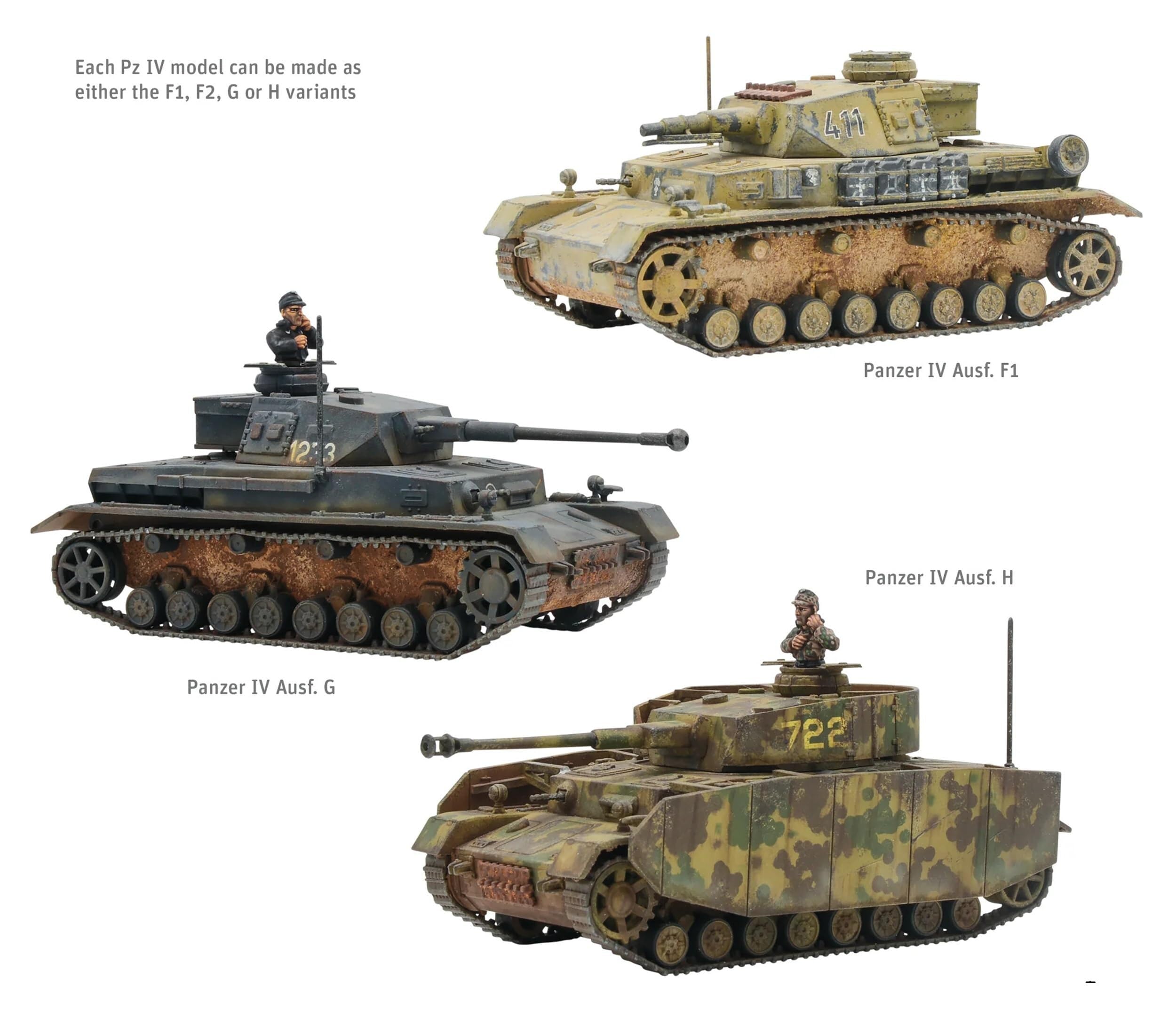 Bolt Action - Panzer IV Ausf.F1 / G/H - WGB.WM.505 -. Warlord Jeux