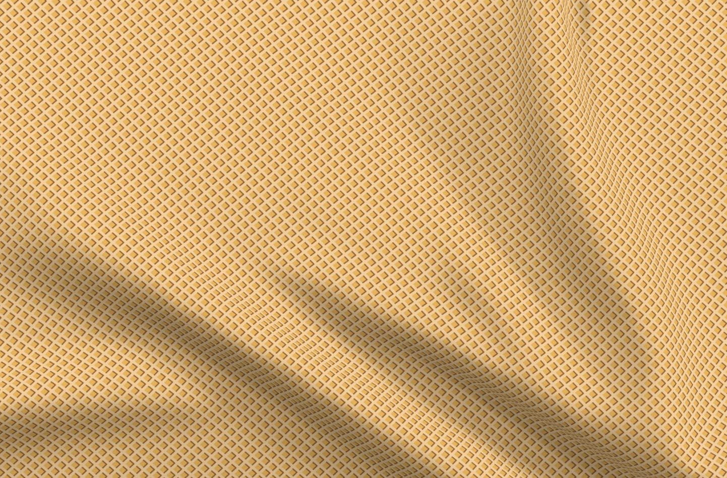 Spoonflower Fabric - Ice Cream Waffle Cone Food Diamonds Retro Sweet Printed on Minky Fabric by The Yard - Sewing Baby Blankets Quilt Backing Plush