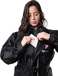 Capa Roupa Conjunto De Chuva Feminino Tam M Impermeável Nylon Pioneira Bolso Interno Motoqueira Motociclista Motoboy