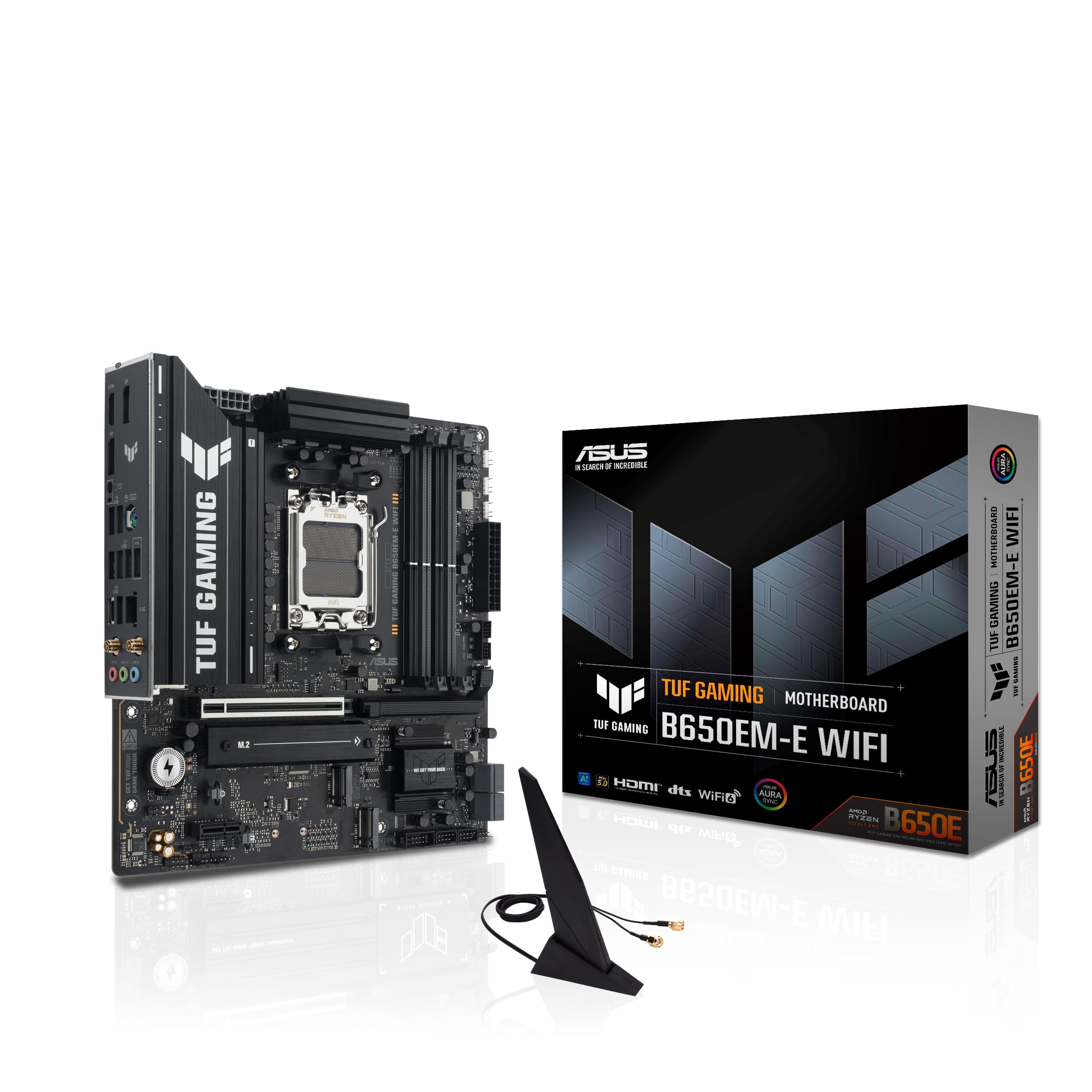 Amazon | ASUS TUF Gaming B650EM-E WiFi AMD mATX マザーボード、8+2+