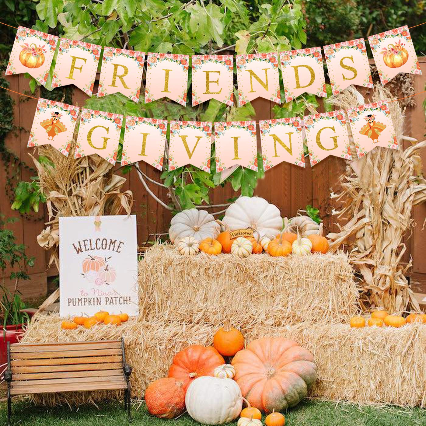 5 Kürbiskuchen-Wimpelketten Für Thanksgiving & Herbst-Deko – Je 3 M, Insgesamt 15 M, Papier-Banner