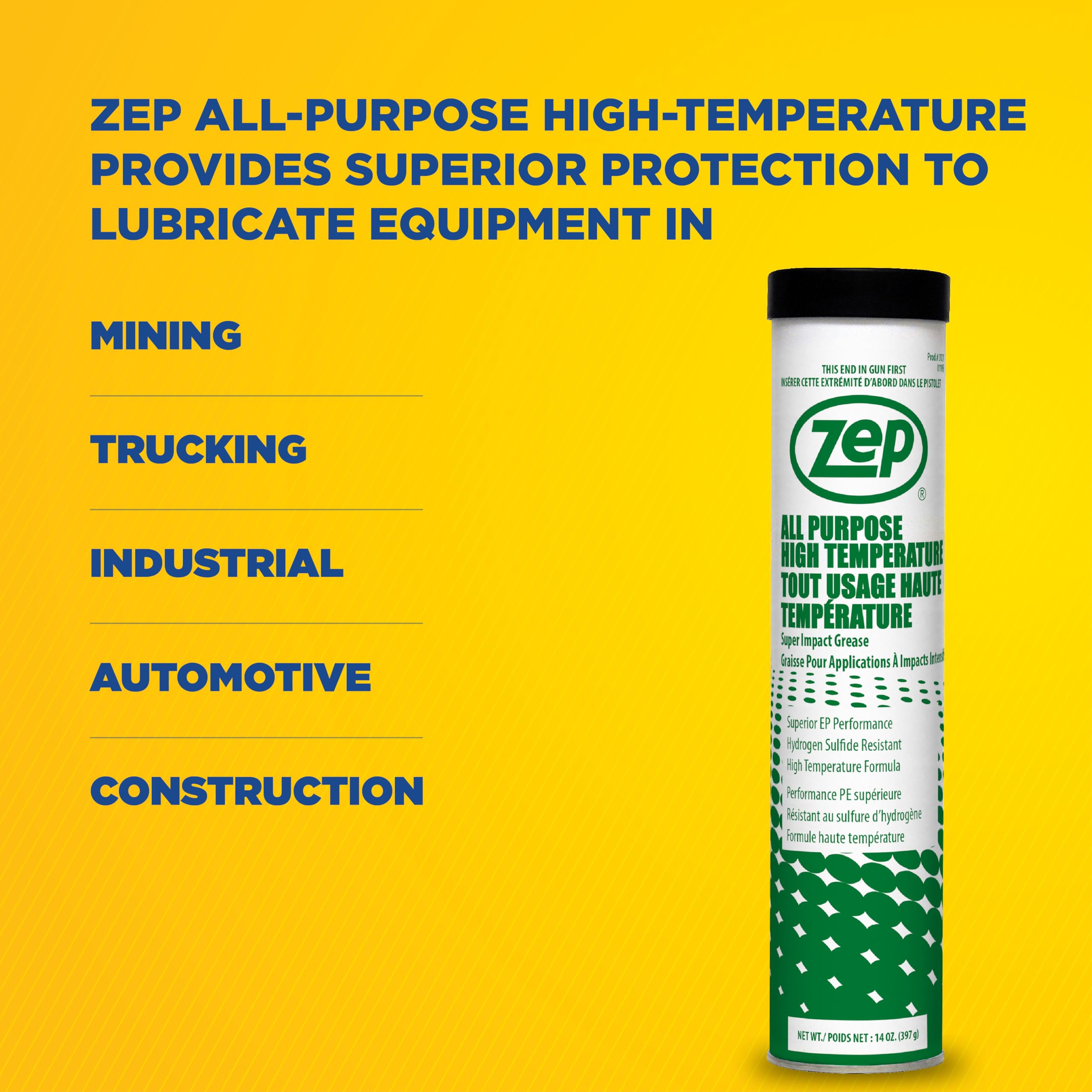 Amazon.com: Zep All Purpose High Temperature Grease 14 oz 312104