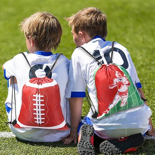 Miniatura 7 de Honoson 12 bolsas de regalo de fiesta de fútbol bolsas de regalo de cumpleaños a granel bolsa de regalo de cumpleaños bolsa de golosinas bolsas de