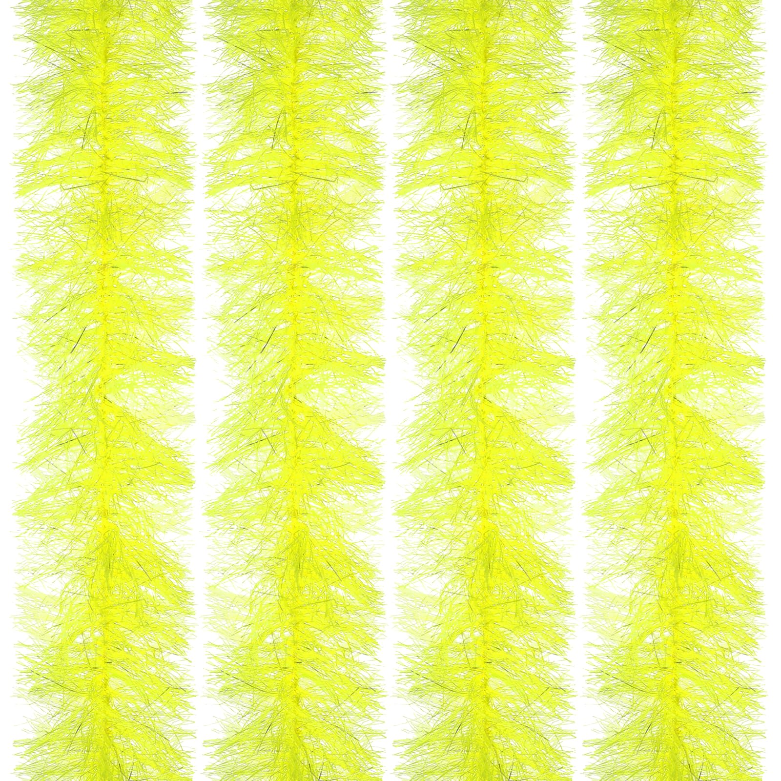 PATIKIL 6.6Ft Feather Boa, 4 Pcs Artificial Fluffy Feather Boas Party Decorations for DIY Crafts Wedding Costume, Christmas