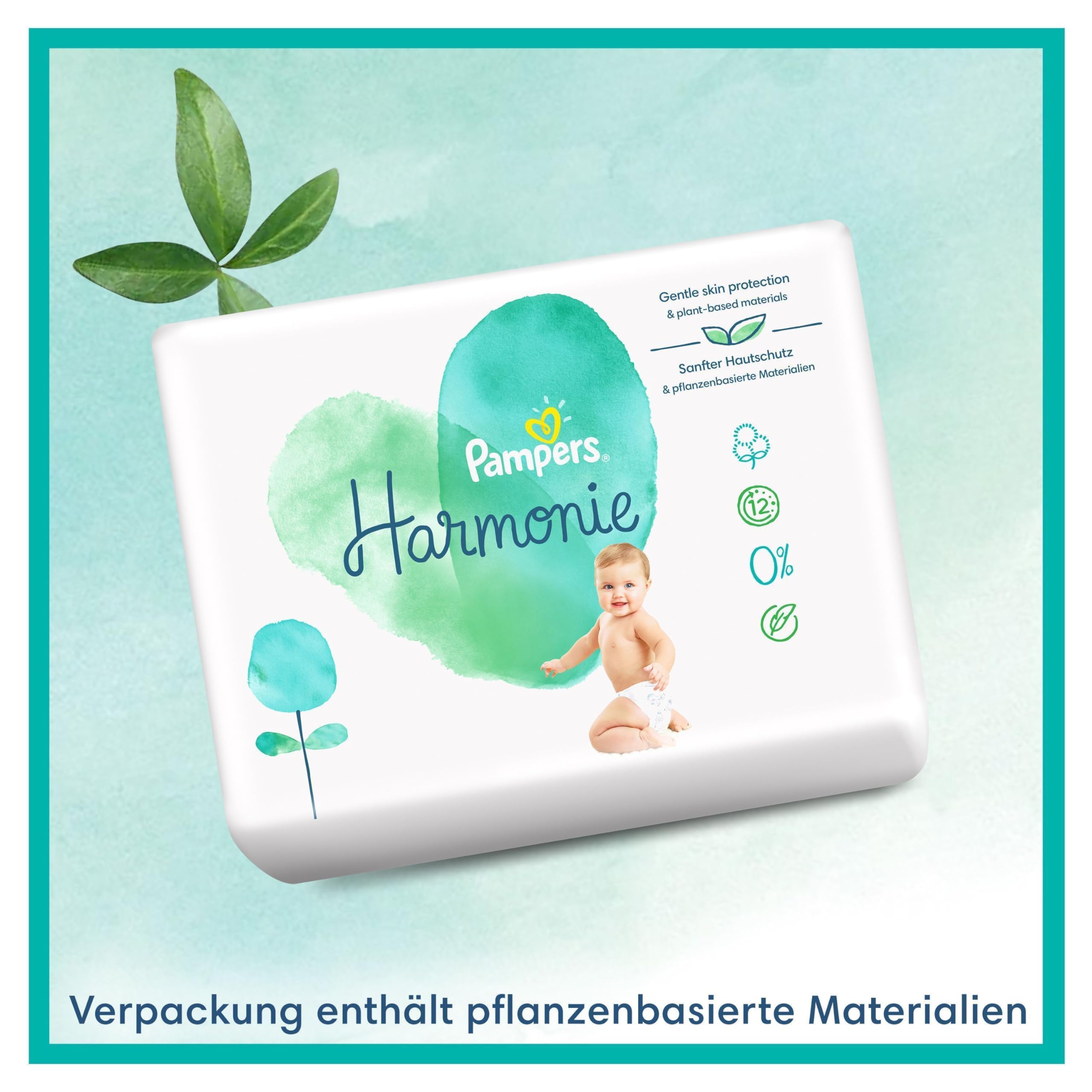 Pampers Baby Windeln Größe 2 (4-8 kg) Harmonie, 132 Stück, Alte Version