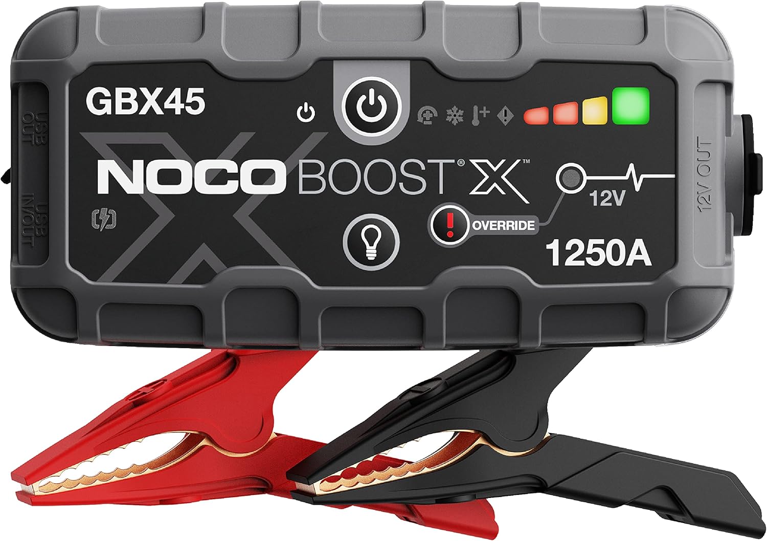 NOCO Boost X GBX45: 1250A UltraSafe Jump Starter – 12V Lithium Battery Booster Pack