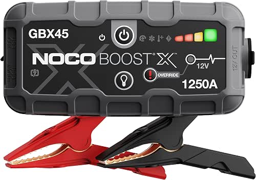 NOCO Boost X GBX45: 1250A UltraSafe Jump Starter – 12V