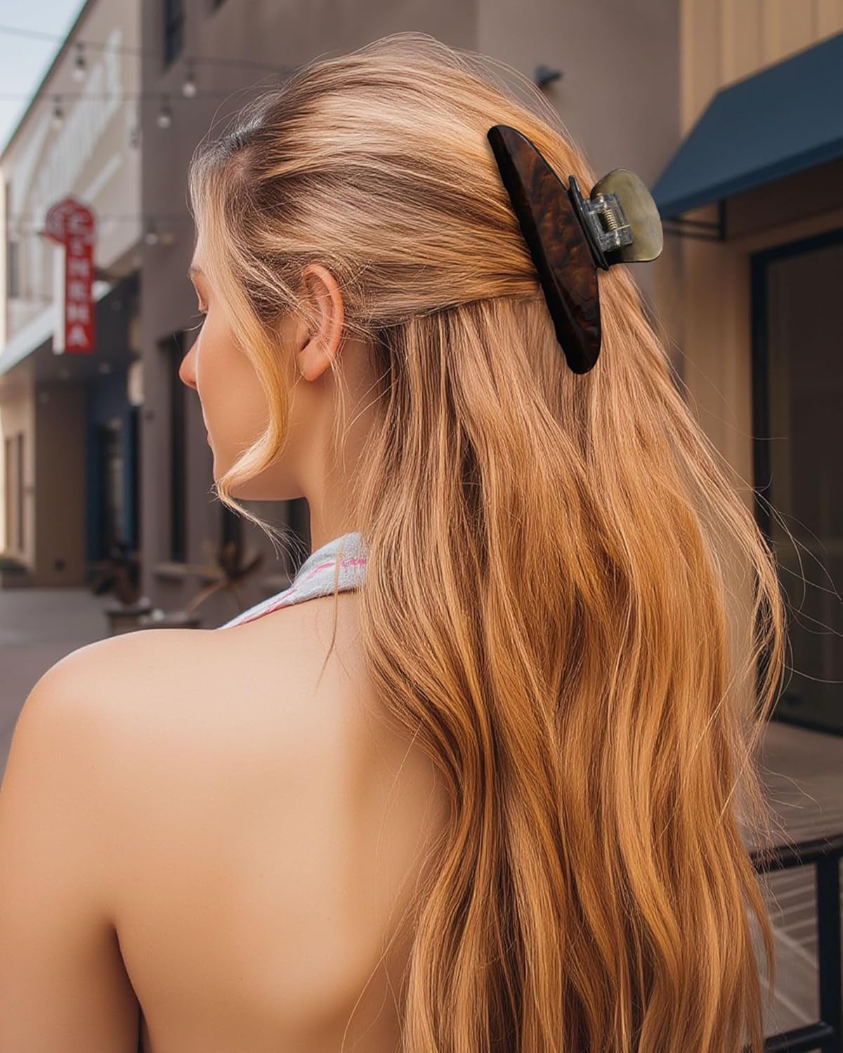 Molans 3PCS Hair Claw Clips Acrylic Clamps for women - Non-slip Strong Hold Barrettes for Thin Thick Hair, Medium hair clips Accessories - Image 5