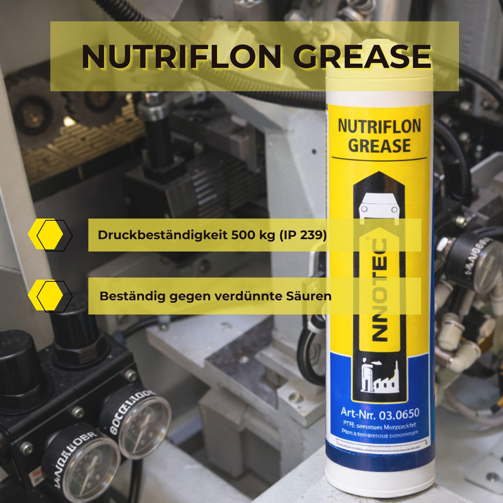 INNOTEC Nutriflon Grasso Alimentare NSF-H1 400 g Anticorrosione Resistente Acqua
