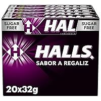 Halls Liquirizia Caramello Duro Scatola 20 Sticks 32 g