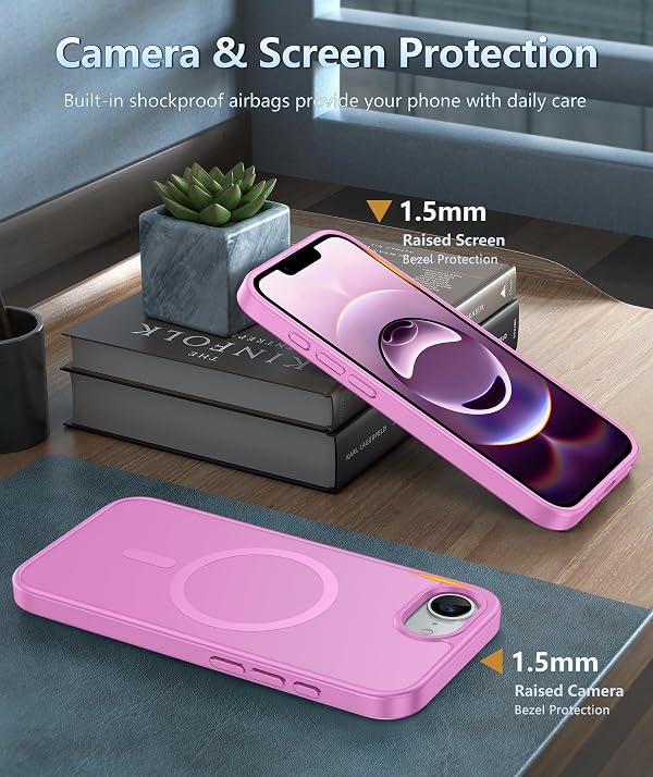FNTCASE for iPhone 17e/16e Case Silicone Magnetic Pink by FNTCASE - Used condition - Image 7