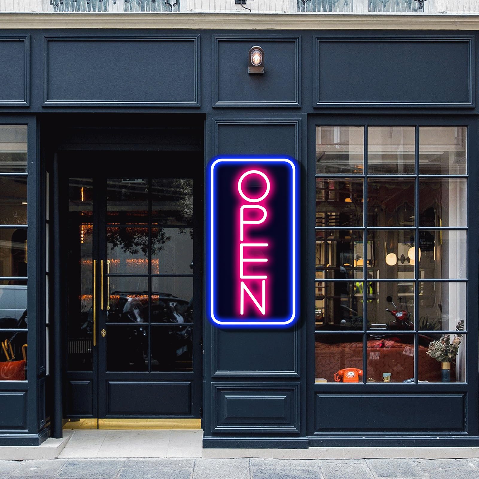 Neon Open Sign Adjustable Brightness LED Neon Open Sign 5V Neon Lamp Sign Decoration for Bar Cake Shop, White - Image 2