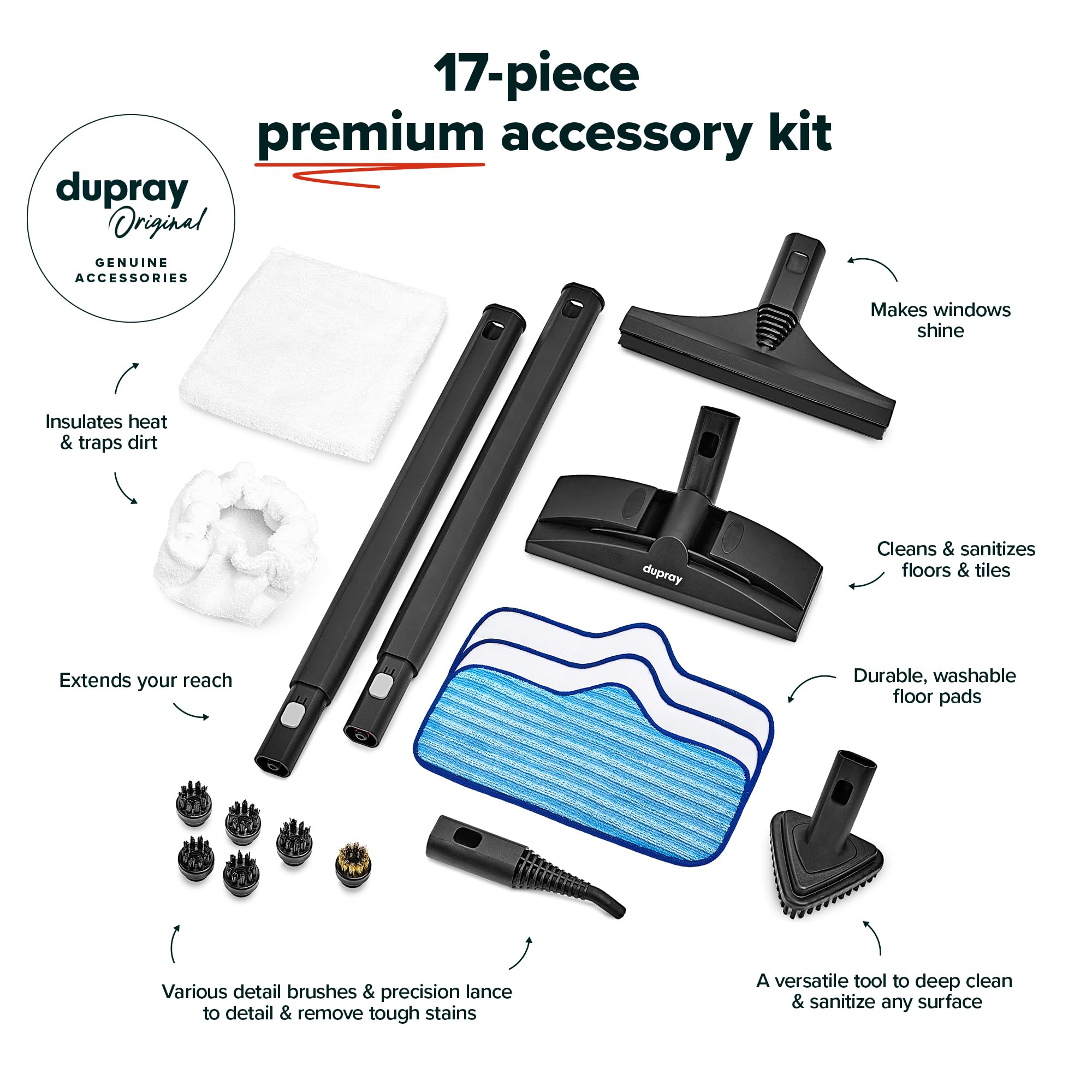 BISSELL PowerFresh Slim 3‑in‑1 Steam Mop & Handheld Steamer, Extension Wand, On‑Board Tool Kit, Multi‑Surface Cleaner for Sealed Hard Floors 2075A thumbnail 12