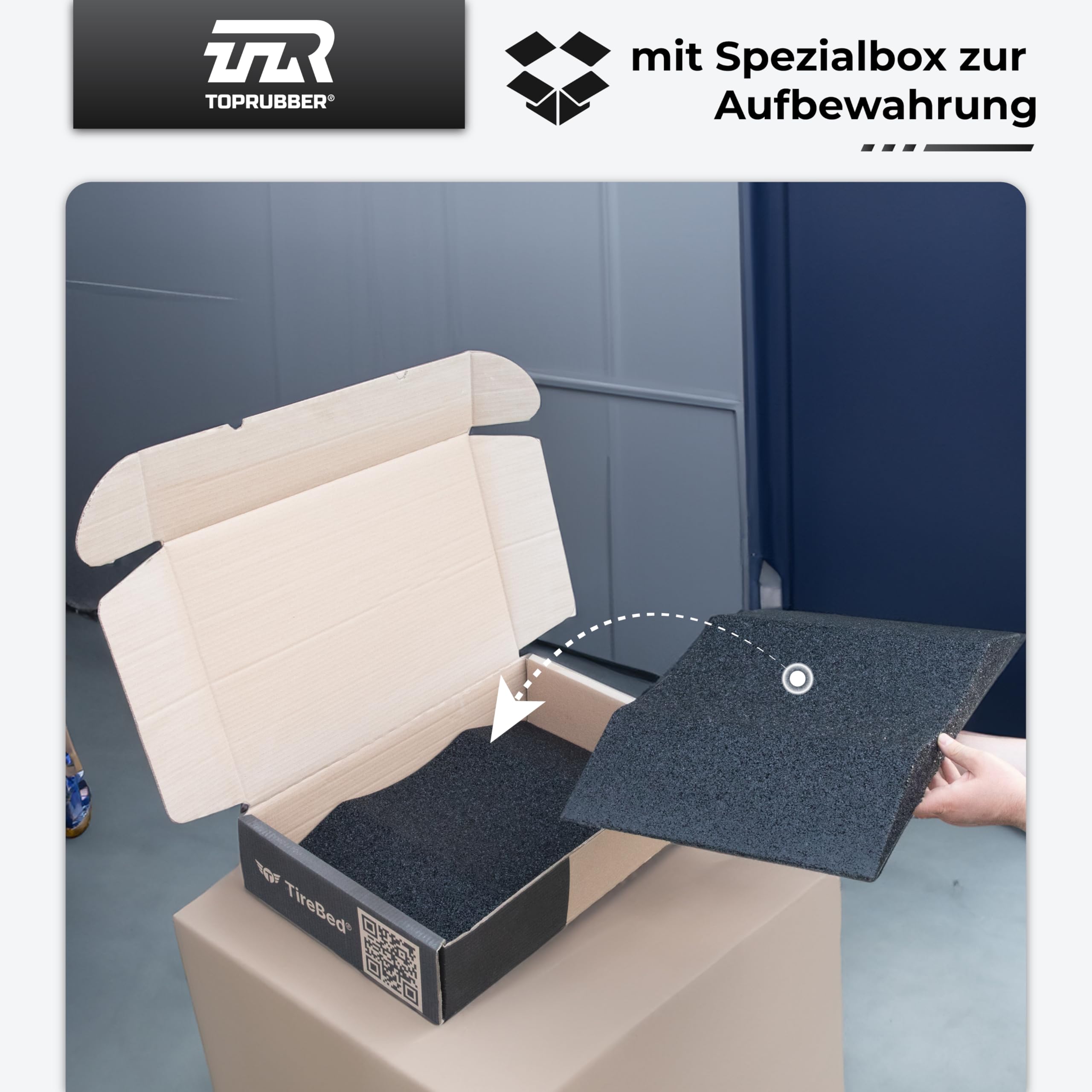 2X Reifenschuh 300er Set in schwarz Reifenschoner aus Gummigranulat
