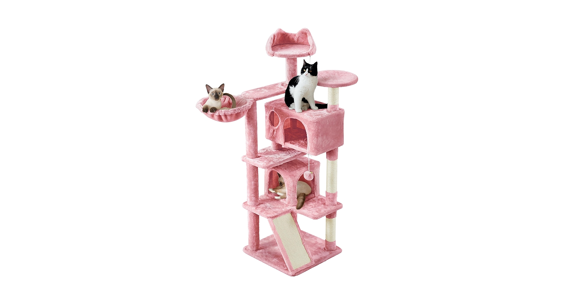 Kei condo｜ピッチャー Amazon.com : Yaheetech Cat Tree, 57 inches Cat Tower with