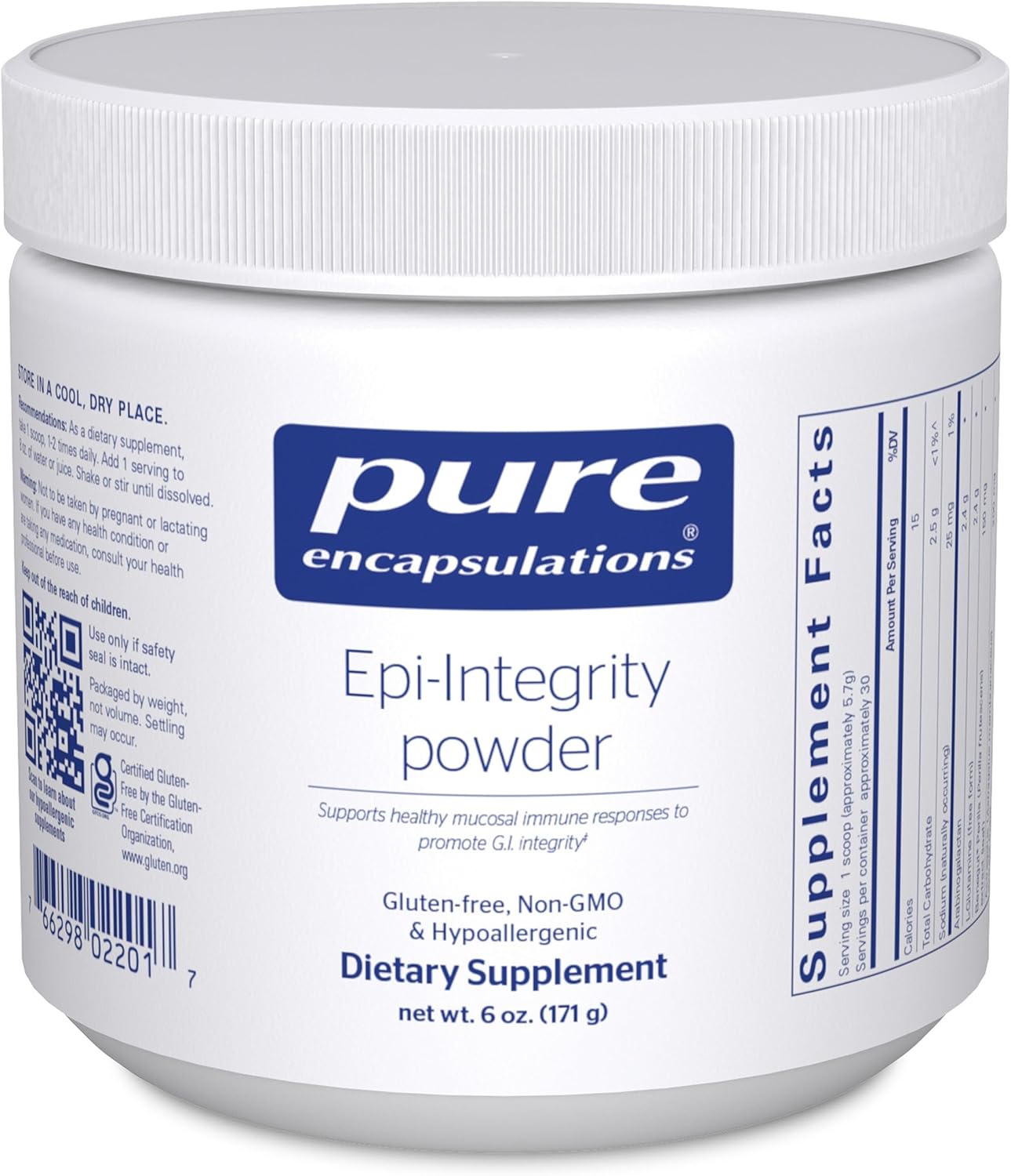 Pure Encapsulations Epi-Integrity Powder | Supports Healthy Mucosal Immune Responses to Promote G.I. Integrity | 6 Ounces