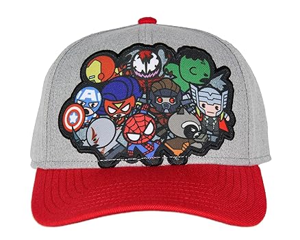 Marvel Hat for Men Marvel Comic Men's Chibi Kawaii Style