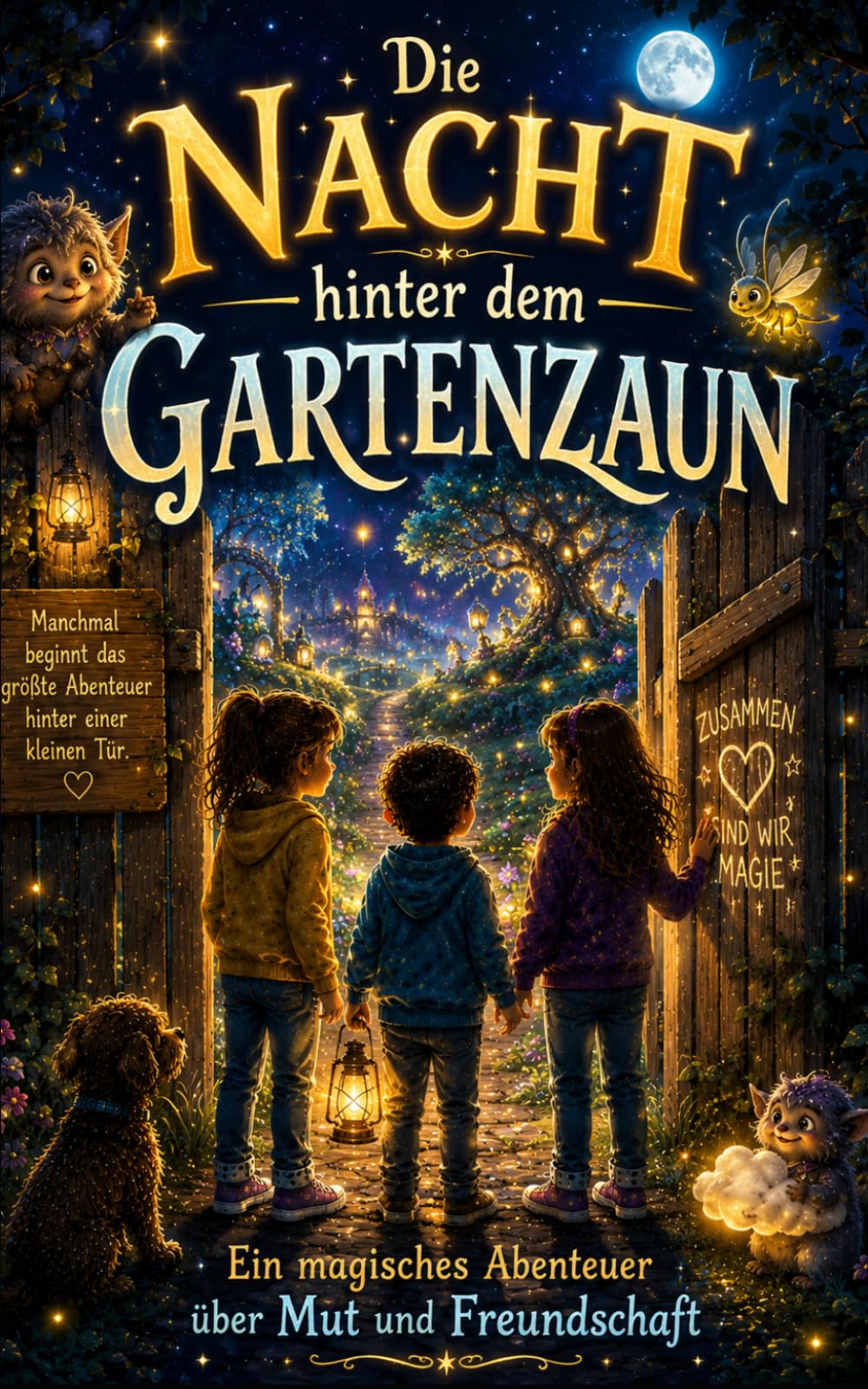 Die Nacht hinter dem Gartenzaun: Ein magisches Abenteuer über Mut und Freundschaft