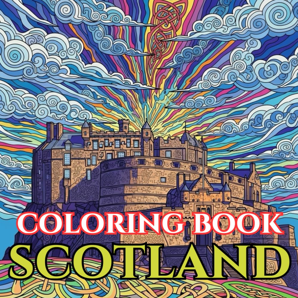 Mystical Scotland | A Journey Through Highlands, Castles & Celtic Patterns: An Intricate Adult Coloring Book Celebrating Scotland’s Landscapes, ... (Adult Coloring Book. World Series.)