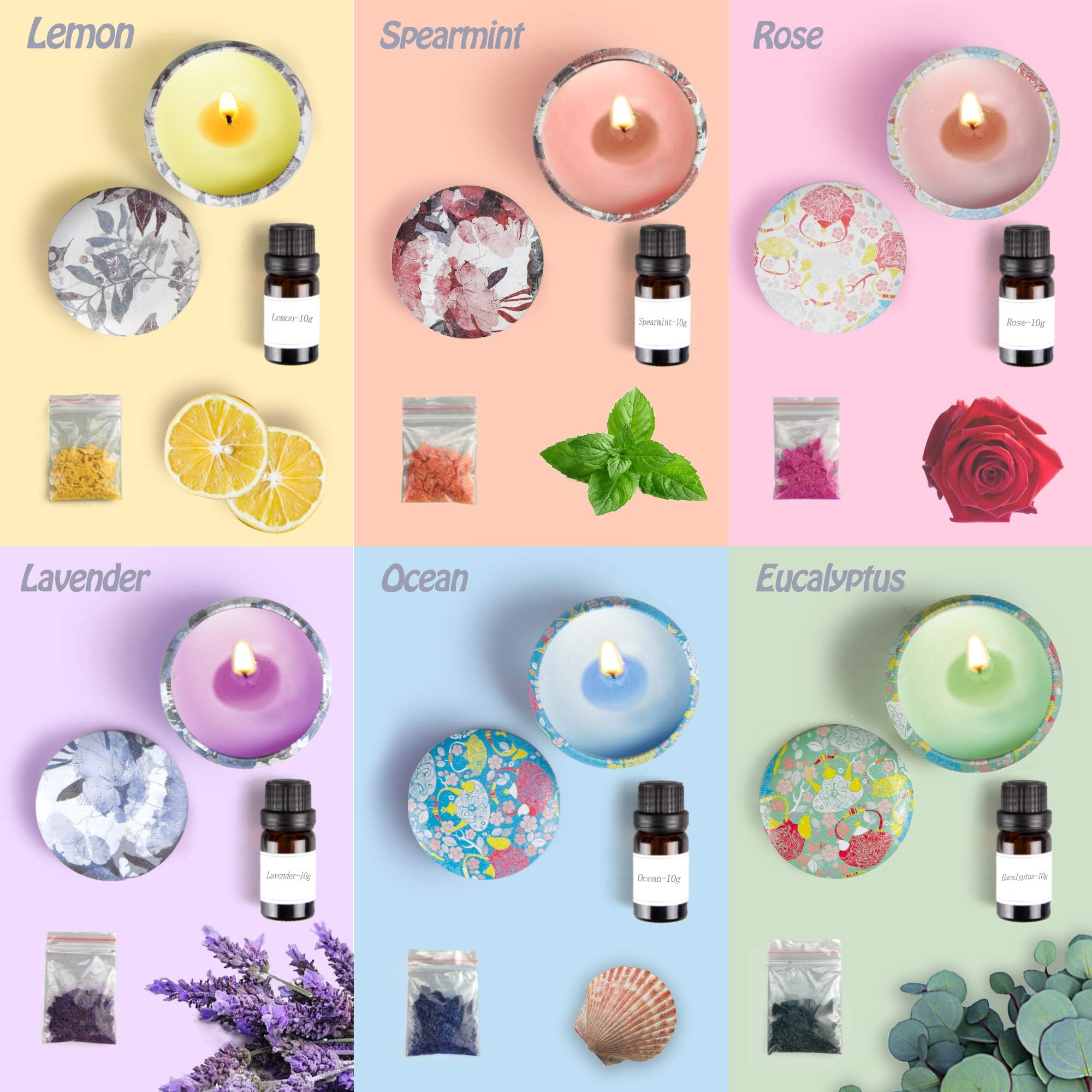 Candle Making Kit, Beeswax Scented Candles Supplies Arts and Crafts for Adults and Teens Gift Set for Women Including Fragrance, Soy Wax, Cotton Wicks, Metal Pot, Candle Dyes, Candle Jars and More