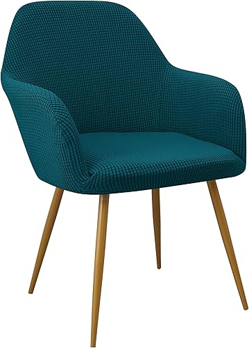 Vista 19 de Yonus - Fundas para sillas de comedor Parsons, juegos de fundas para sillas de comedor, fundas para sillones, protectores de sillas extraíbles, Azul
