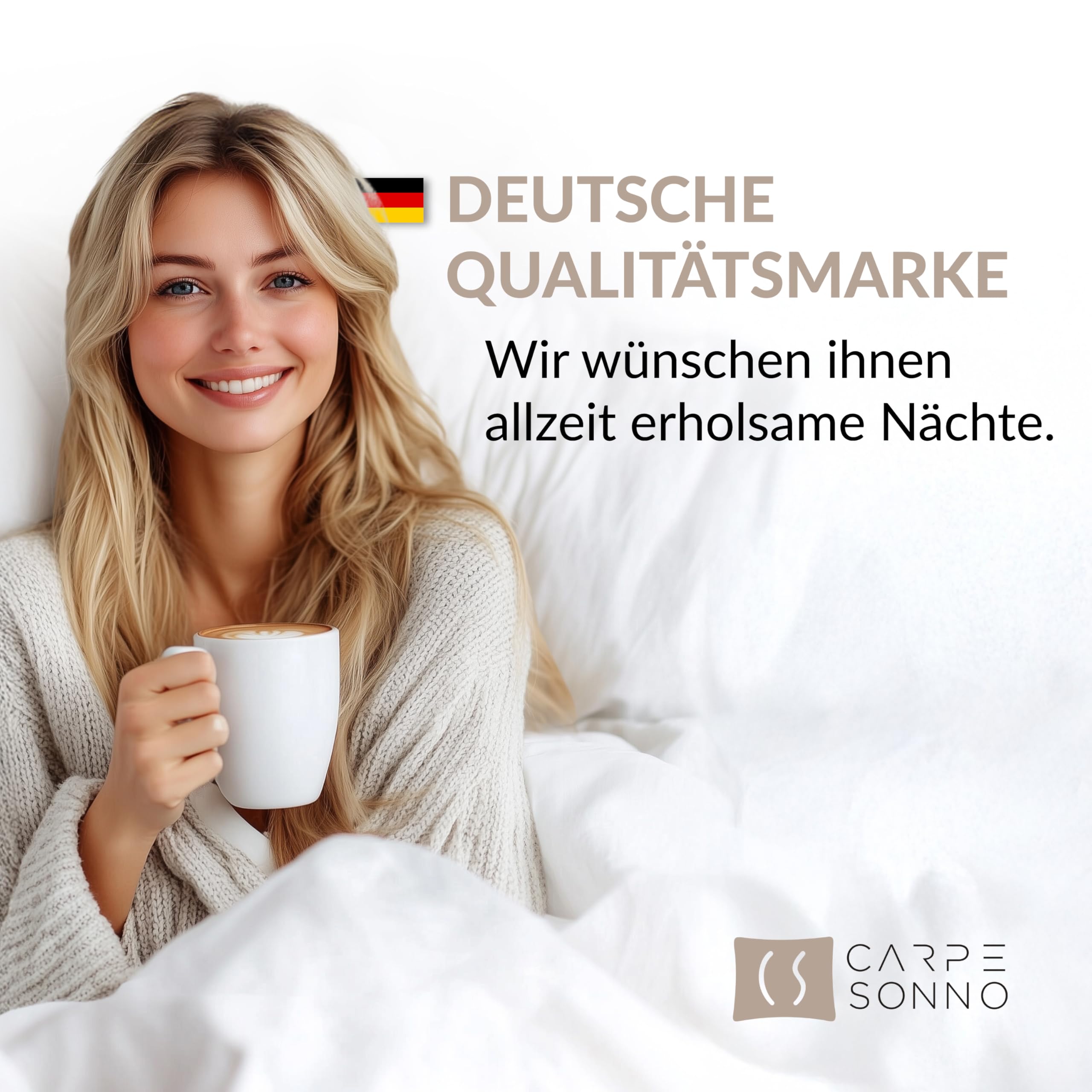 Carpe Sonno Elastisches Jersey Spannbettlaken 180x220cm Baumwolle bis 200x220cm [Made in EU] Absolut Bügelfrei - 15 cm bis 25 cm Steghöhe | Bettlaken 180x220 | Spannbettlaken 200x220 Baumwolle