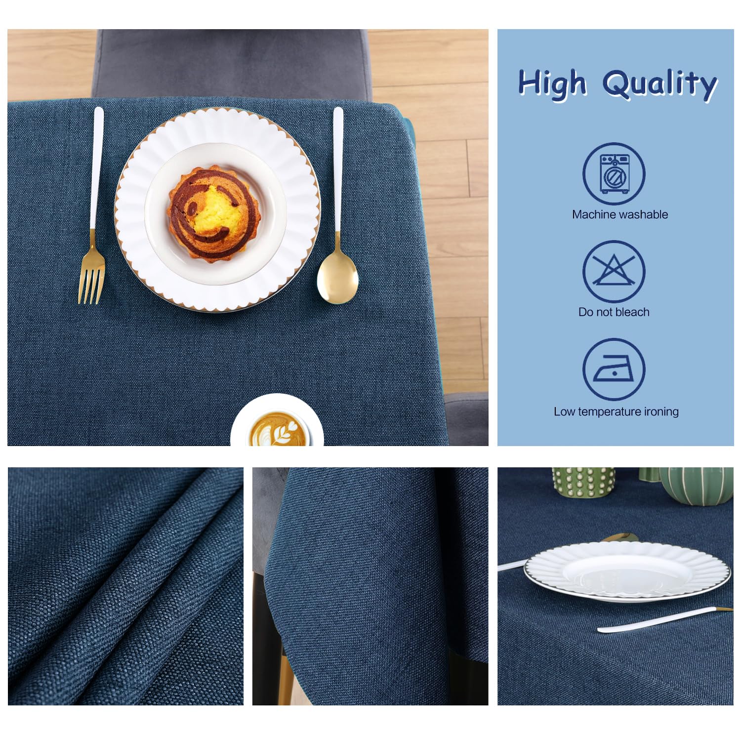 Amazon｜WAITER TREE テーブルクロス テーブルカバー 無地 防水マット