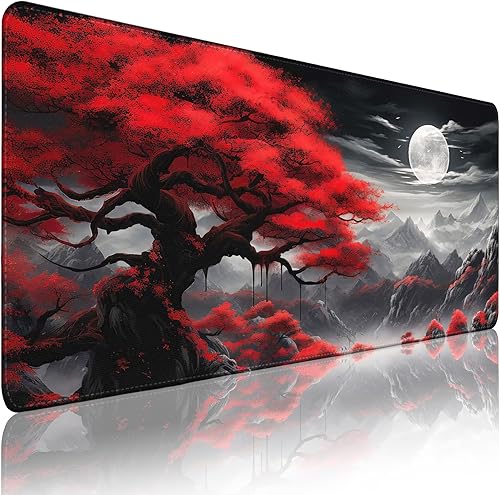 Miniatura 15 de Kanagawa - Alfombrilla de mouse para juegos - Tapete de escritorio para teclado y mouse - Alfombrilla de mouse grande para escritorio, alfombrilla