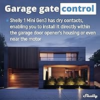 Vista 7 de Shelly 1 Mini Gen3 Relé de interruptor inteligente WiFi 1 canal 8A Automatización del hogar Puerta de enlace Bluetooth Compatible con Alexa
