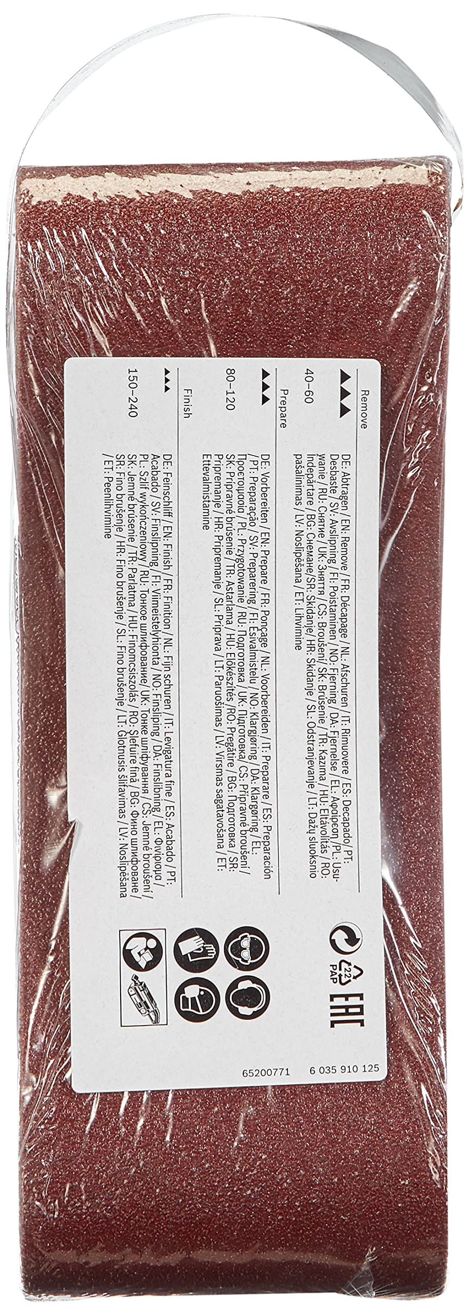 Silverline, nastro abrasivo, 75 x 457 mm, grana 40, confezione da 5, 726614 | Leroy Merlin