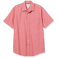 Amazon Essentials Camicia in Popeline a Maniche Corte Regular Fit Uomo