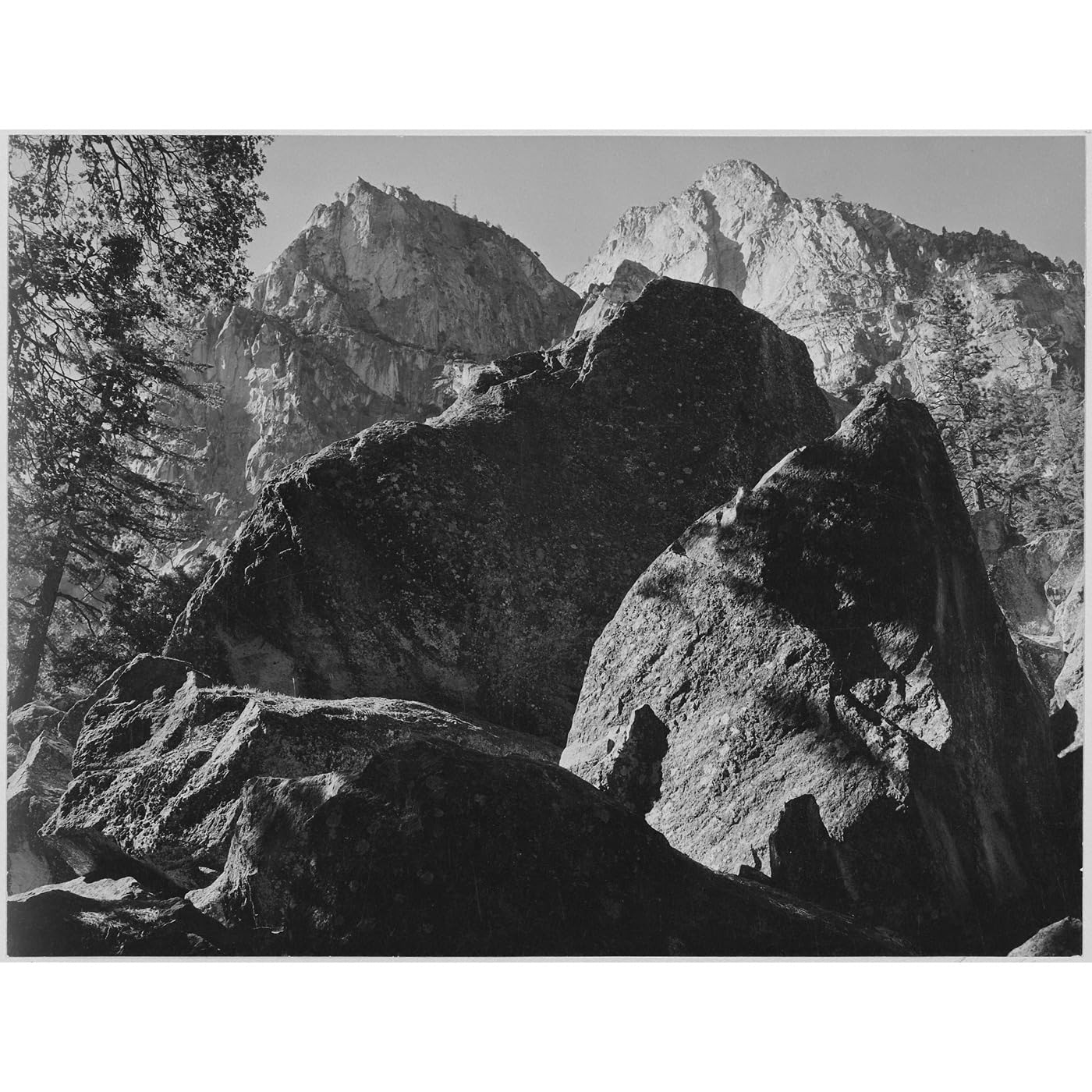Impression giclée d'art Adams Kings River Canyon affiche décoration de luxe