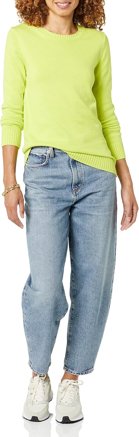 Amazon Essentials Women's Crewneck Sweater, 100% Cotton - Image 4