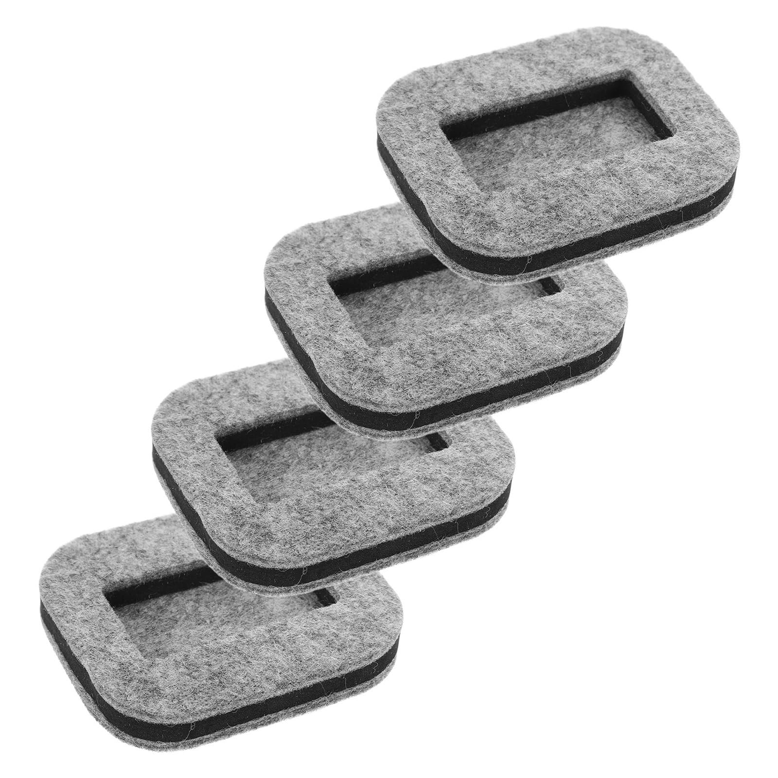 Furniture Pads 4Pcs Felt Furniture Pads Anti-Slip Chair Stoppers Floor Protector for Hardwood Carpet Wheel Noise Reduction for Wood Floors