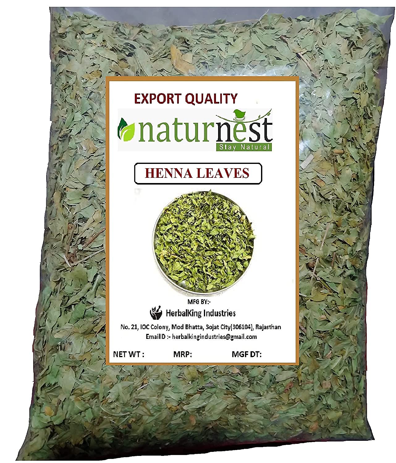 NATURENEST NATURALS DRY HENNA/MEHANDI LEAVES 100% PURE (RAJASTHANI SPECIAL) (200 Gm)-picture-43
