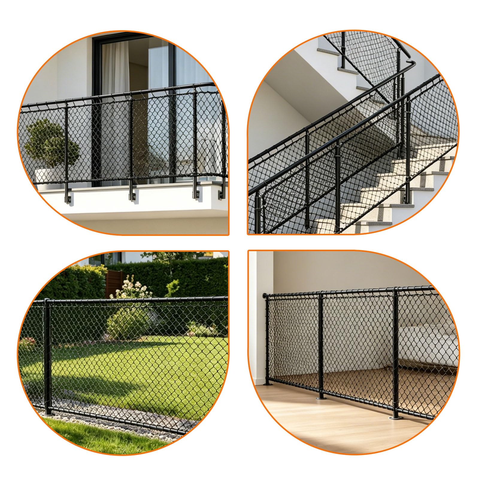 Siatka Linowa Siatka Zabezpieczająca Dla Dzieci Na Balustrady Balkonowe