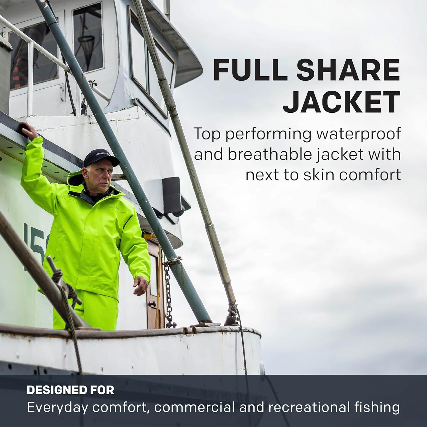 Grundéns Men’s Full Share Jacket | Waterproof, Breathable - Image 2