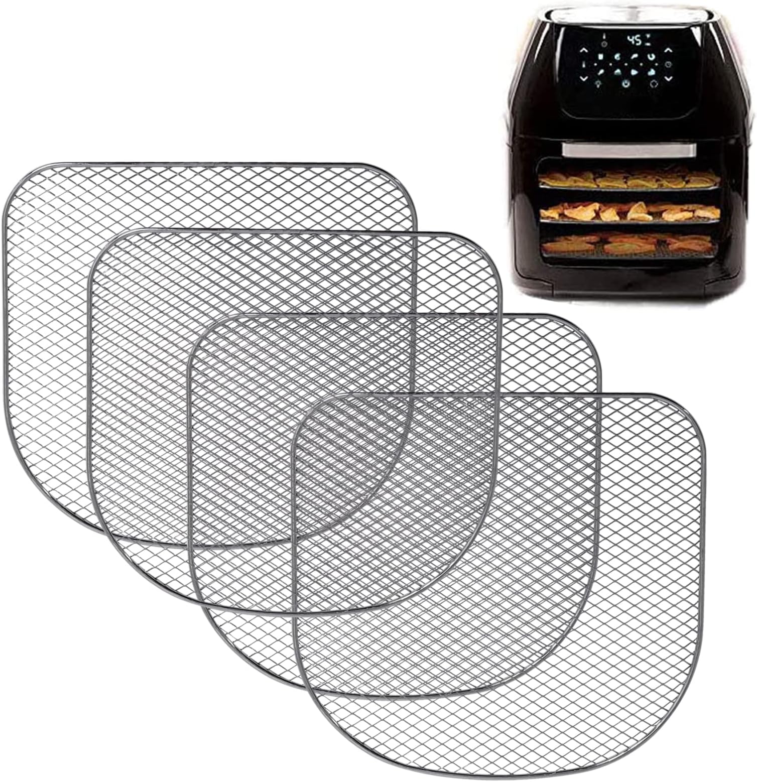 Dehydrator Racks Compatible with 6qt Chefman Caynel and Power Air Fryer Oven