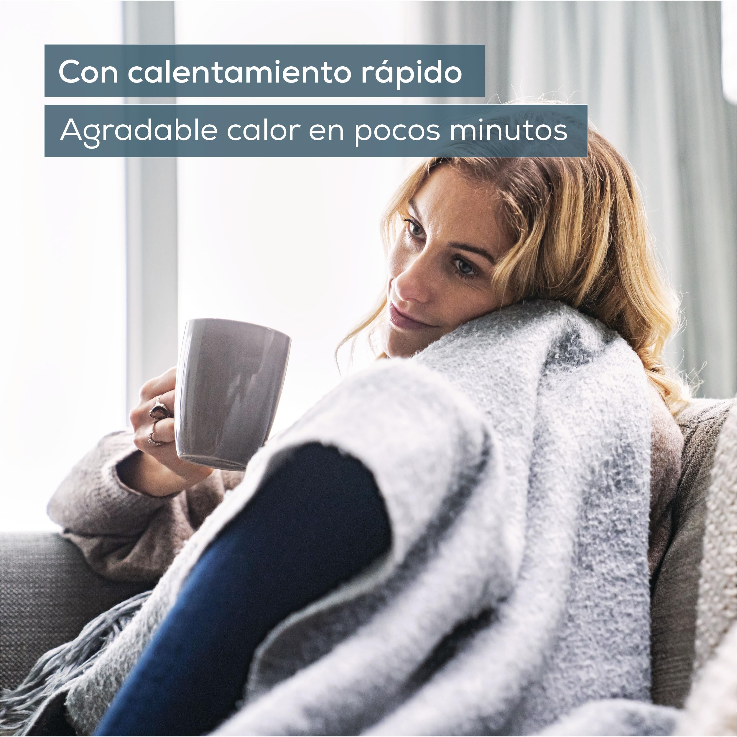 Beurer HK 43 almohadilla eléctrica, cojín térmico extra suave con apagado automático y 3 niveles de temperatura, con calentamiento rápido, lavable a máquina hasta 30 °C, blanco